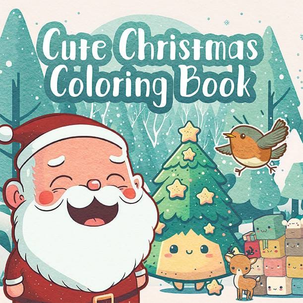 Cute Christmas Coloring Book